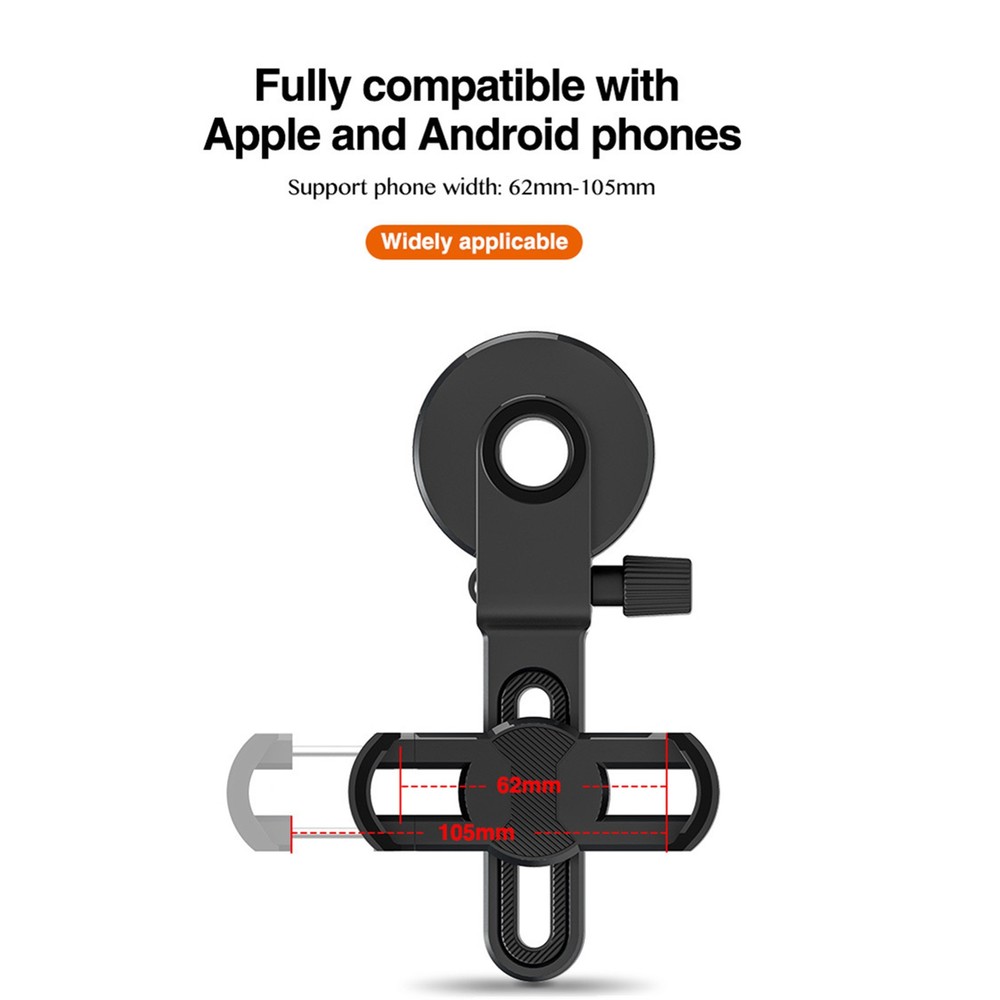 Mobile/Telescope Clip Mount Spotting Scope Adapter Precise Focusing Bracket