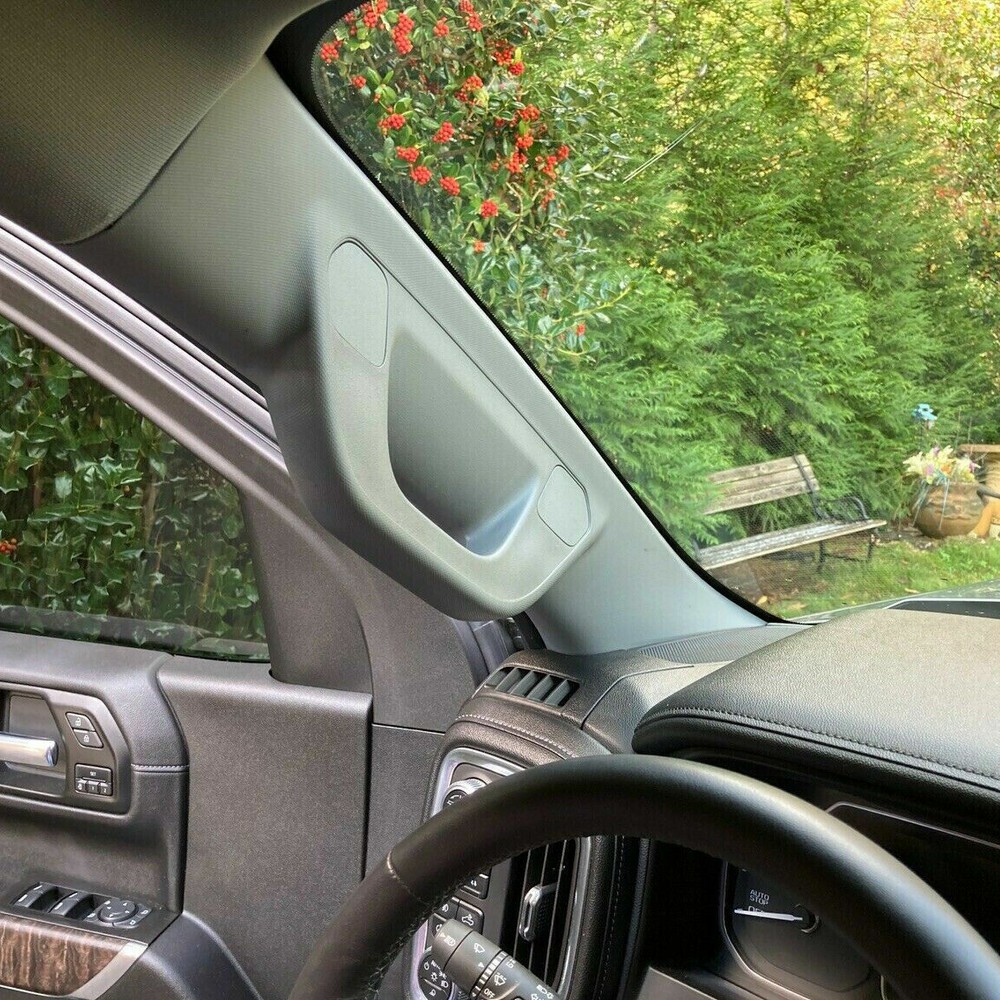 Gray Left Driver A Pillar Assist Handle For Chevy Silverado GMC Sierra 2014-2018