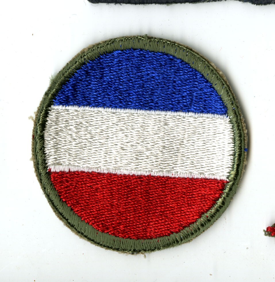 Army Ground Forces White Back Patch WWII Original