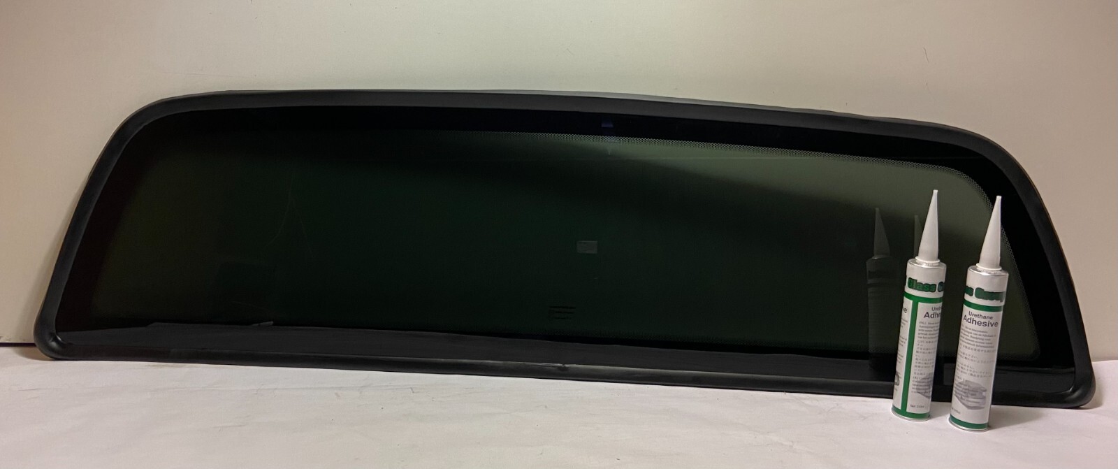 Fit: 2000-2006 Toyota Tundra Pickup Rear Back Glass Window Stationary +2Glue