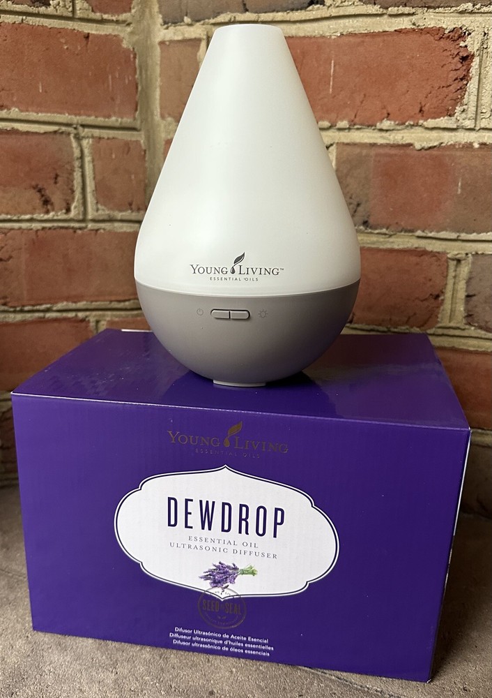 Young Living Essential Oil Dew Drop Diffuser-New With Manual!