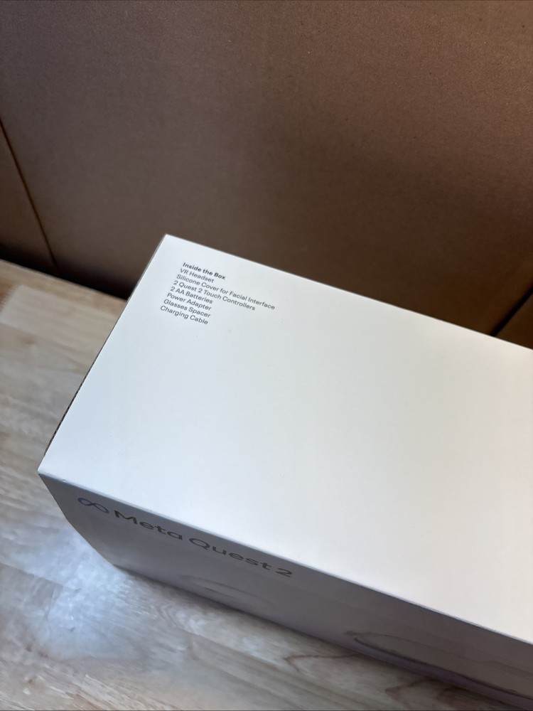 OEM Oculus Meta Quest 2 - Empty Box Only 128gb Model Facebook Virtual Reality