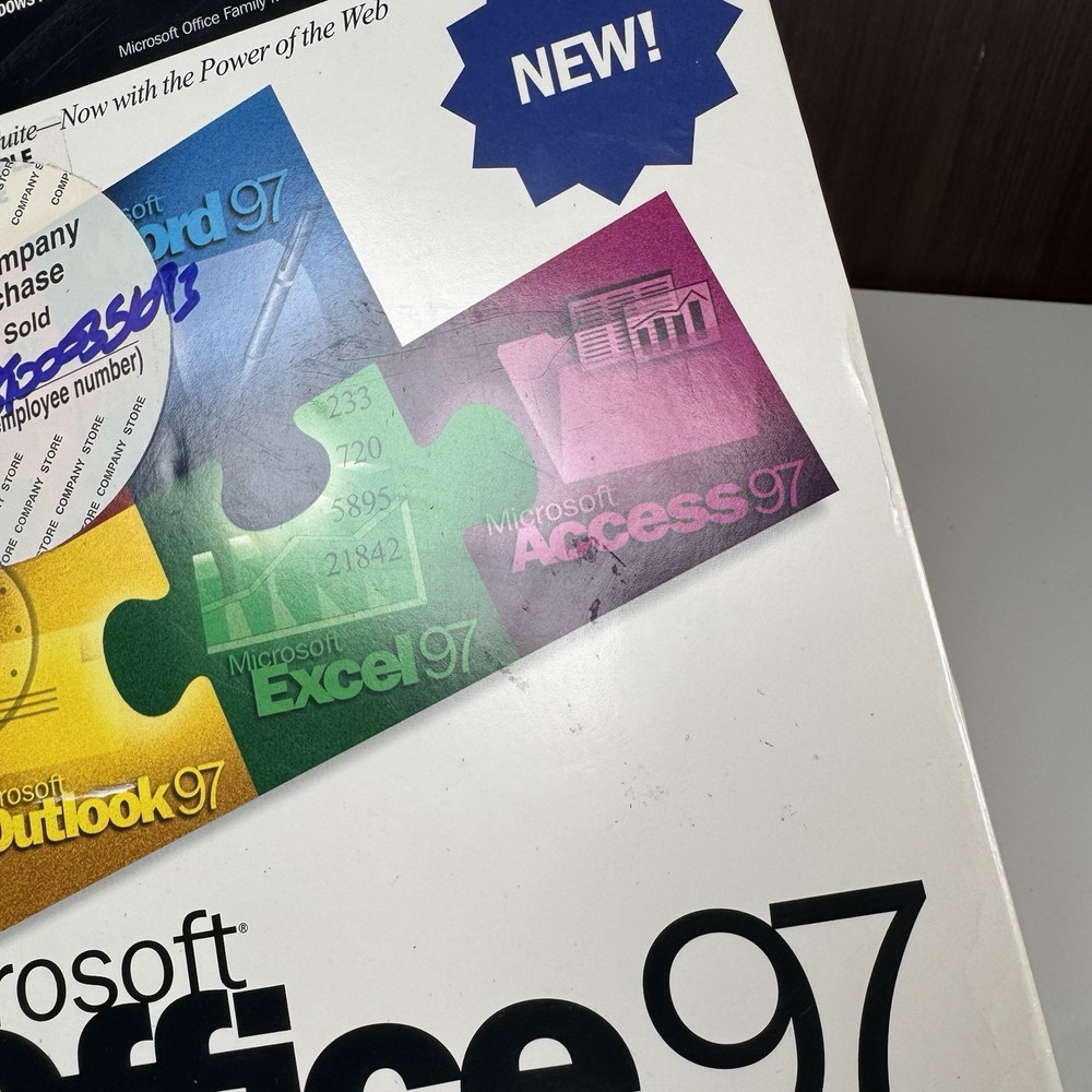 Microsoft Office 97 Professional Edition - NEW SEALED - Big Box