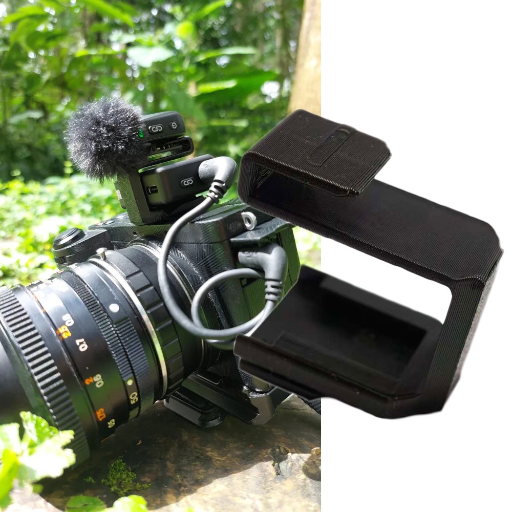 For DJI Mic Mini Hot Shoe Mount Adapter Bracket 3D Printed Holder