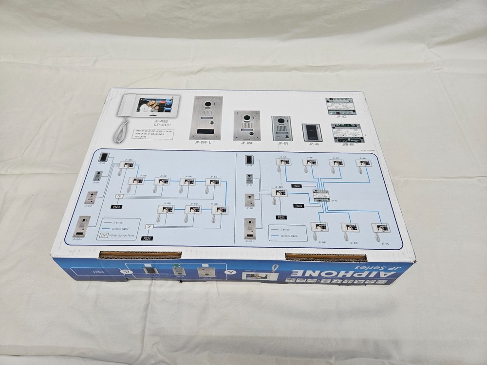 Aiphone JPS-4AEDV JP Series 7" Touchscreen Surface Video Intercom Set, 3-Piece,