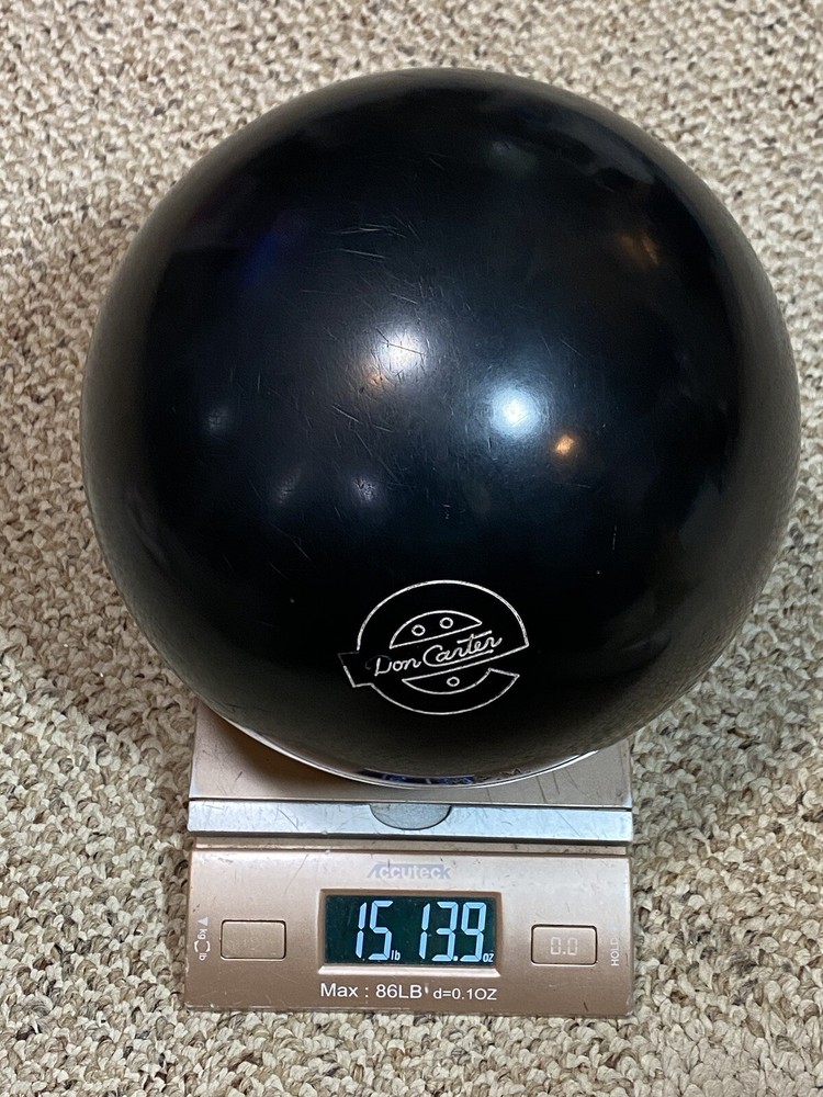 Vintage EBONITE Don Carter Gyro-Balanced Bowling Ball