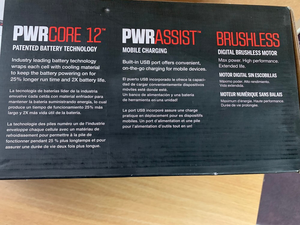 SKIL PWR CORE 12 5-Tool 12V Brushless Power Tool Combo Kit Case