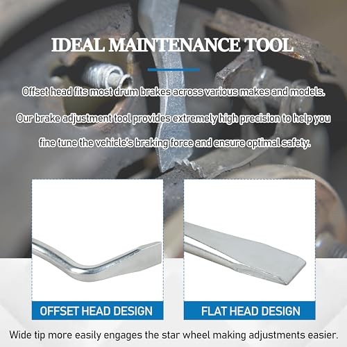 Drum Brake Adjusting Tool-287D，Brake Drum Adjusting Tool(1 Pcs