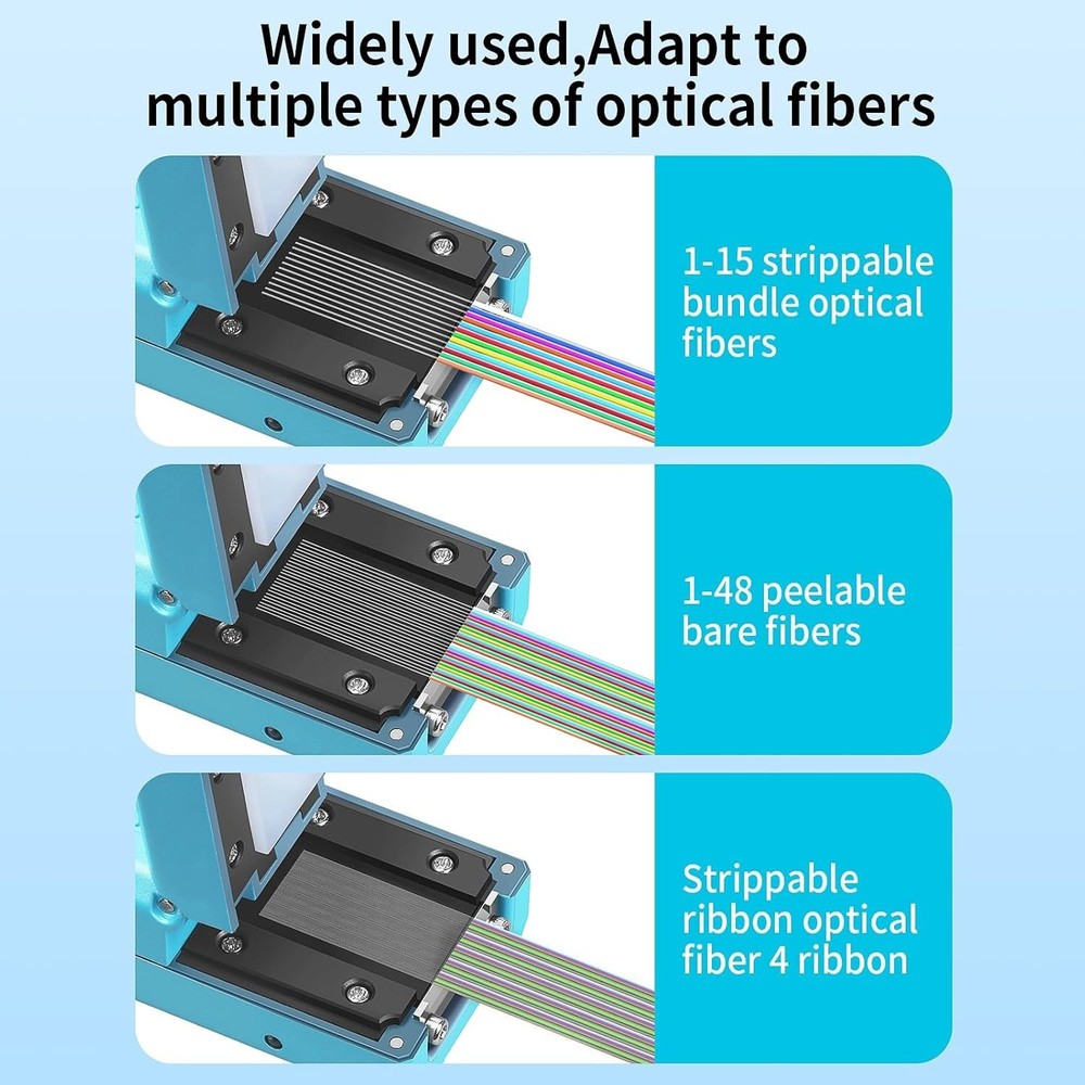 Fiber optical thermal stripper M9 is suitable for 1-48 cores, compatible bare...