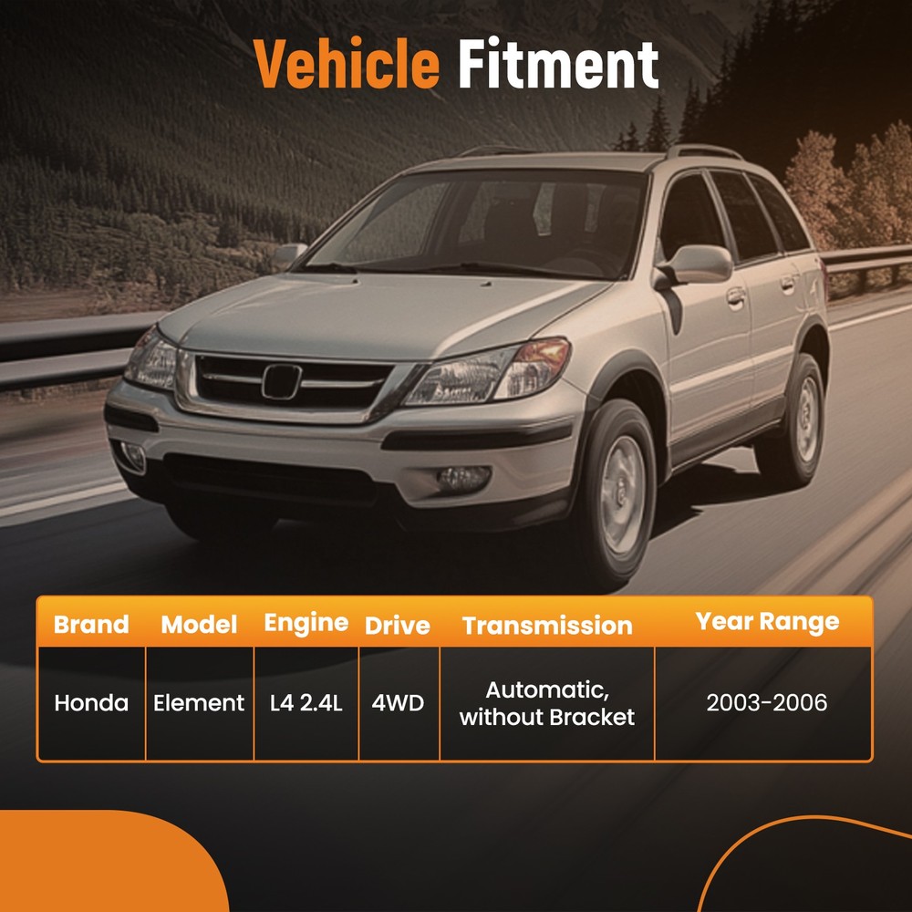 5Pcs Engine Motor Mount Set For Honda Element 2.4L for Auto Trans. 2003-2006