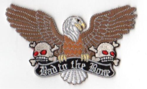 Bad to the Bone Eagle Skull Eagle Skull Patch