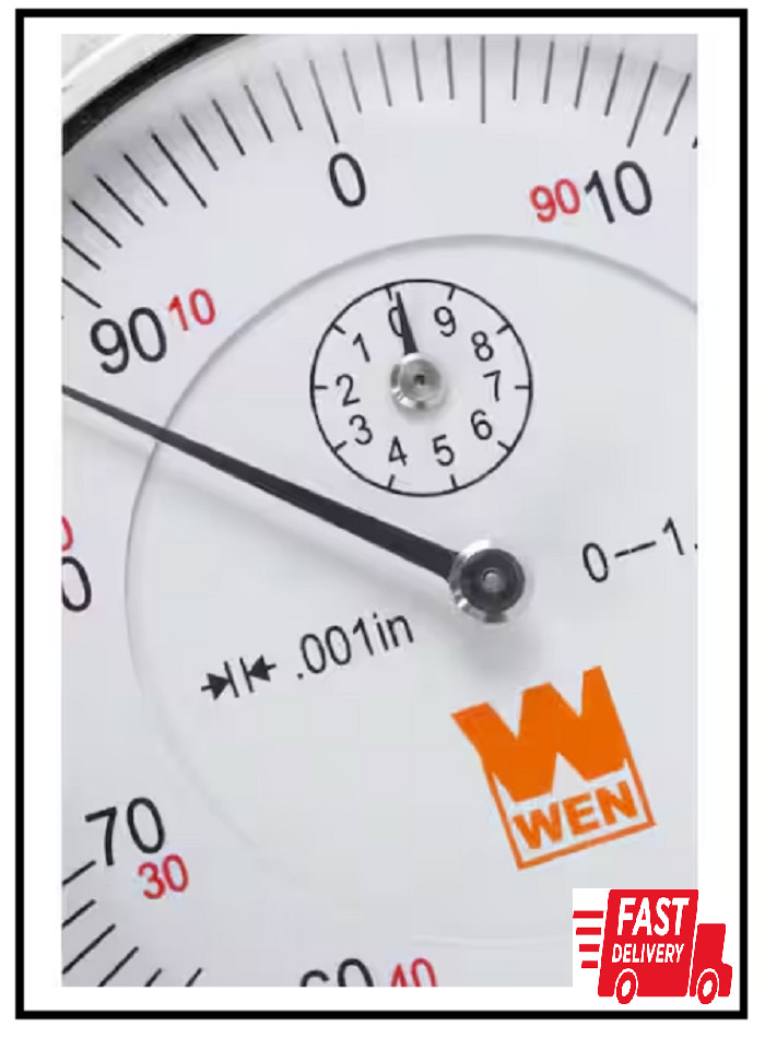 WEN 10703 1 in. Precision Dial Indicator with .001 in. Resolution