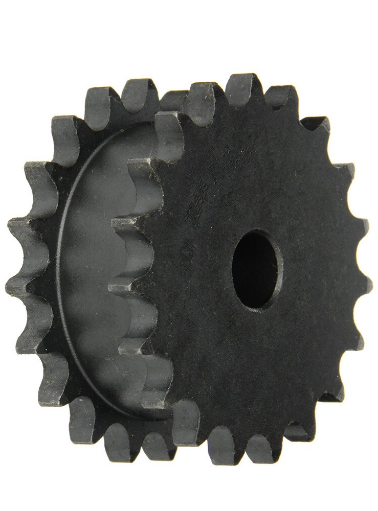 New Martin Roller Chain Sprocket, Reboreable, Type A Hub, Double Single Strand