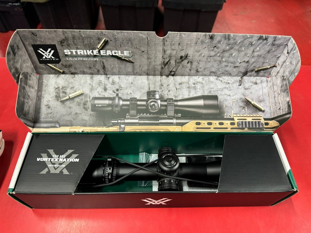 Vortex Strike Eagle 5-25X56 FFP EBR-7C (MRAD) Reticle (SE-52504)