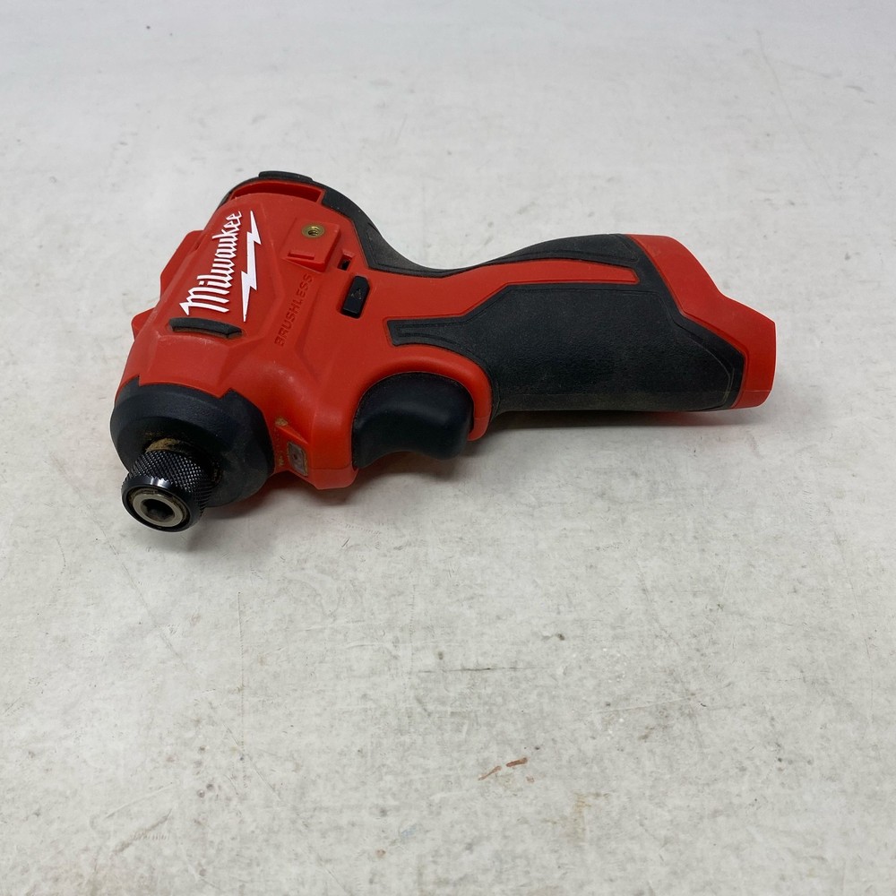 Milwaukee M12 Subcompact Brushless 1/4" Hex Impact Driver, Red/Black