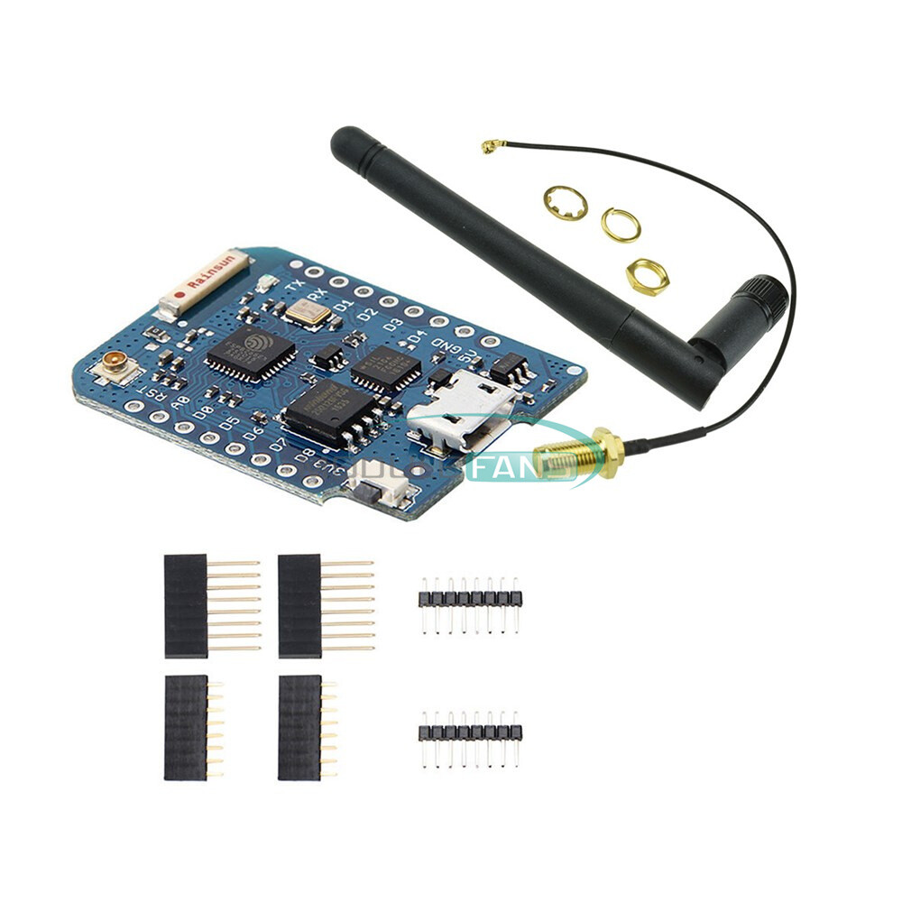 WEMOS D1 mini Pro - 16M bytes external antenna connector ESP8266 WIFI + antenna
