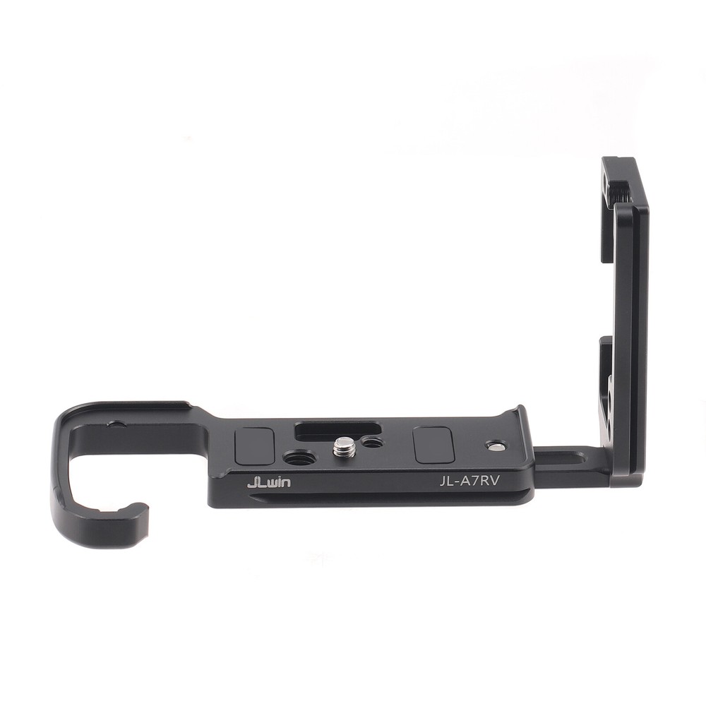 Black Vertical Quick Release Plate QR L Bracket for Sony Alpha a7R V Camera