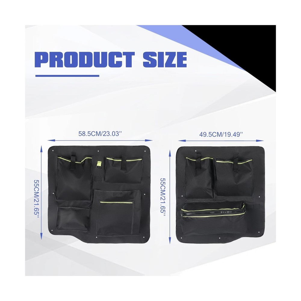 Rear Door LOWER Storage Panels (Pair), Compatible with Ford Transit Custom Ba...