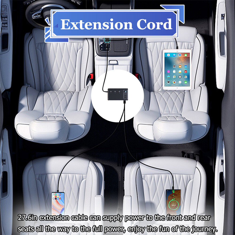 Multi Car Cigarette Lighter Socket USB Plug Fast Charger Power Adapter Splitter