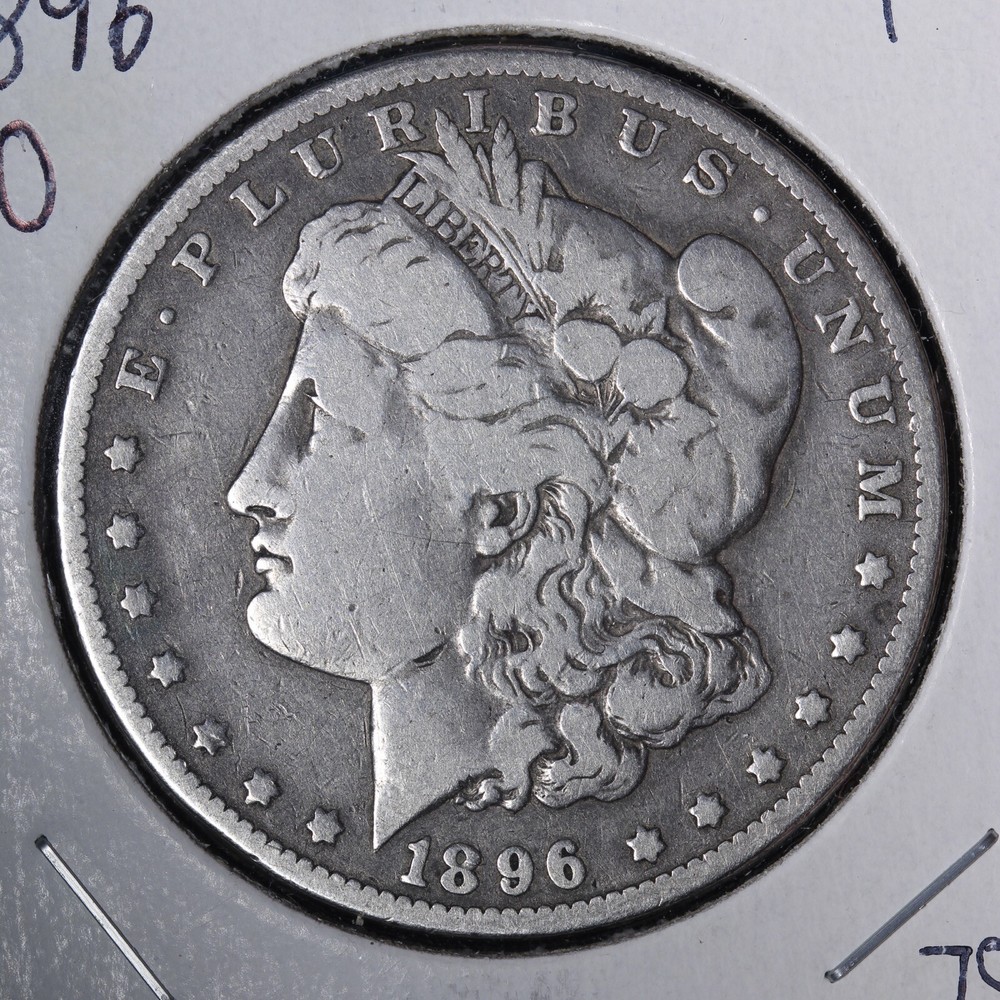 1896-O Morgan Silver Dollar CHOICE FINE E218 ZEE