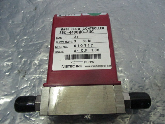 STEC SEC-4400 Mass Flow Controller, MFC, Ar, SEC-4400MC-SUC, 421944