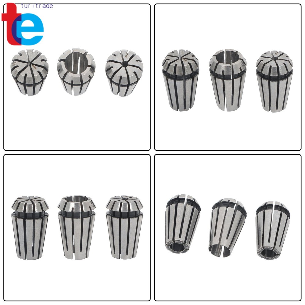 Complete ER11 Spring Collet Collection 1-7mm 7 Pack Machining Set