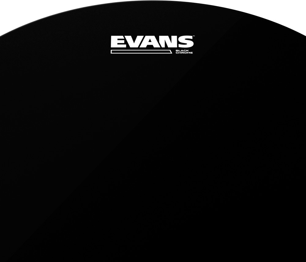 Evans Black Chrome Tom Batter Drumhead 13 in.