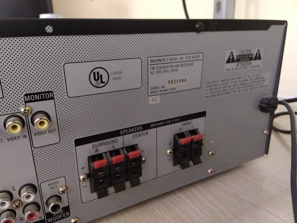 Sony Digital Audio/Video Control Center STR-K502P
