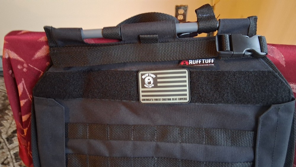 (1) Ruff Tuff FLEXOPS-01 Flex OPS Seat Back Organizer and Storage System