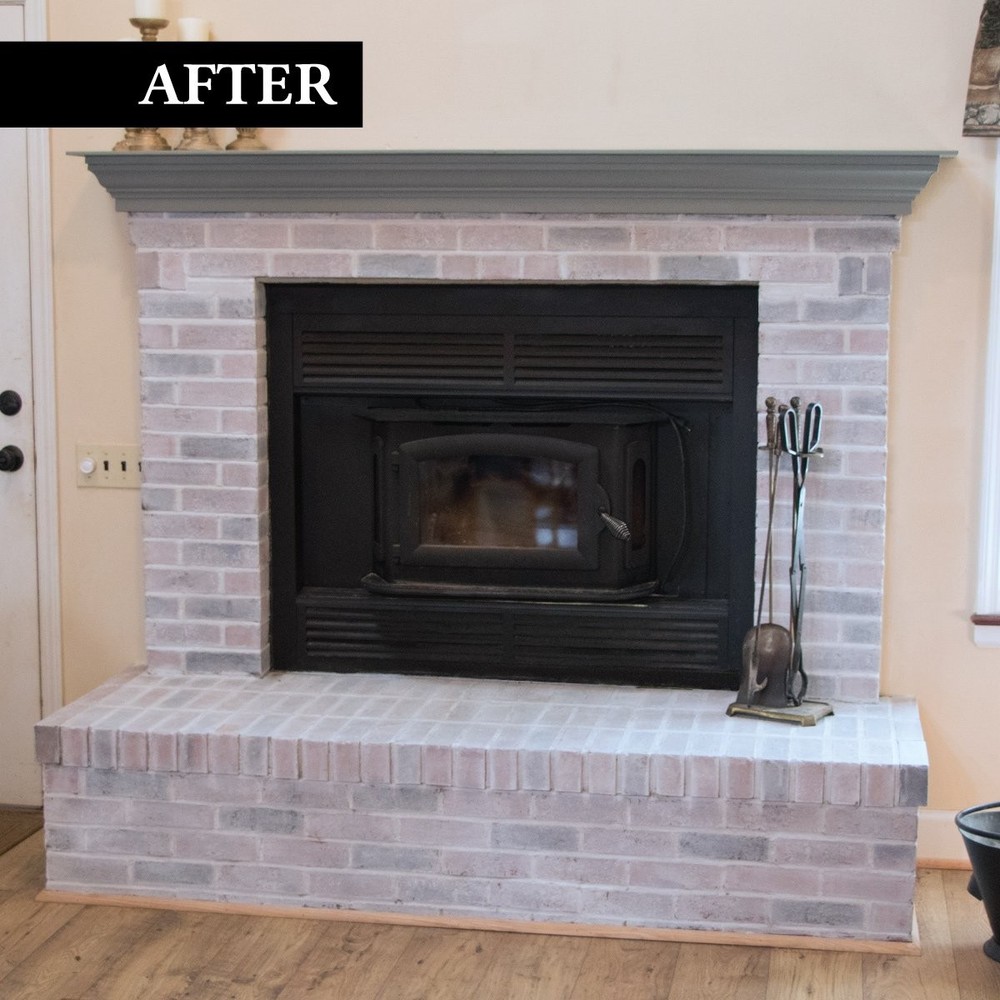 Giani Brick Transformations Kit - Whitewashed Fireplace & Wall Paint