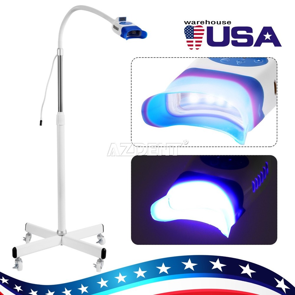 Mobile Dental Teeth Whitening Machine Lamp Bleaching Cold LED Light Accelerator
