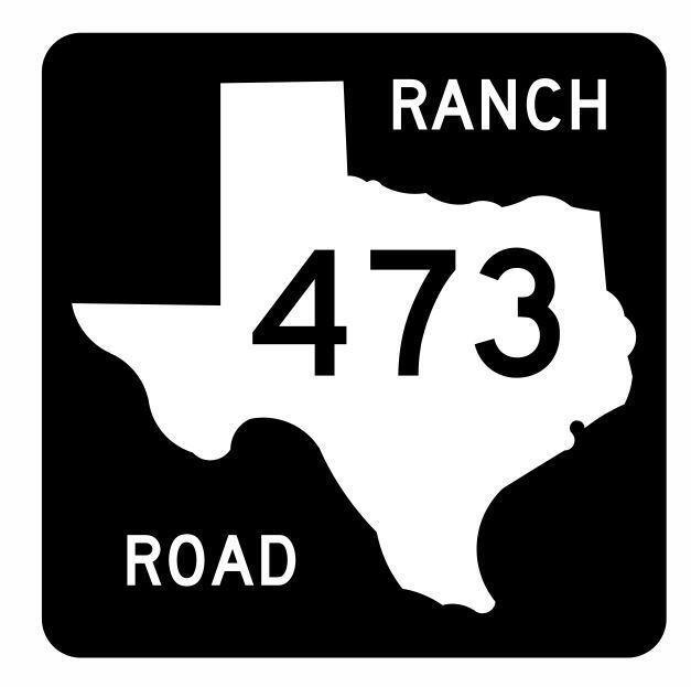 Texas State Highway RM 473 Sticker Decal