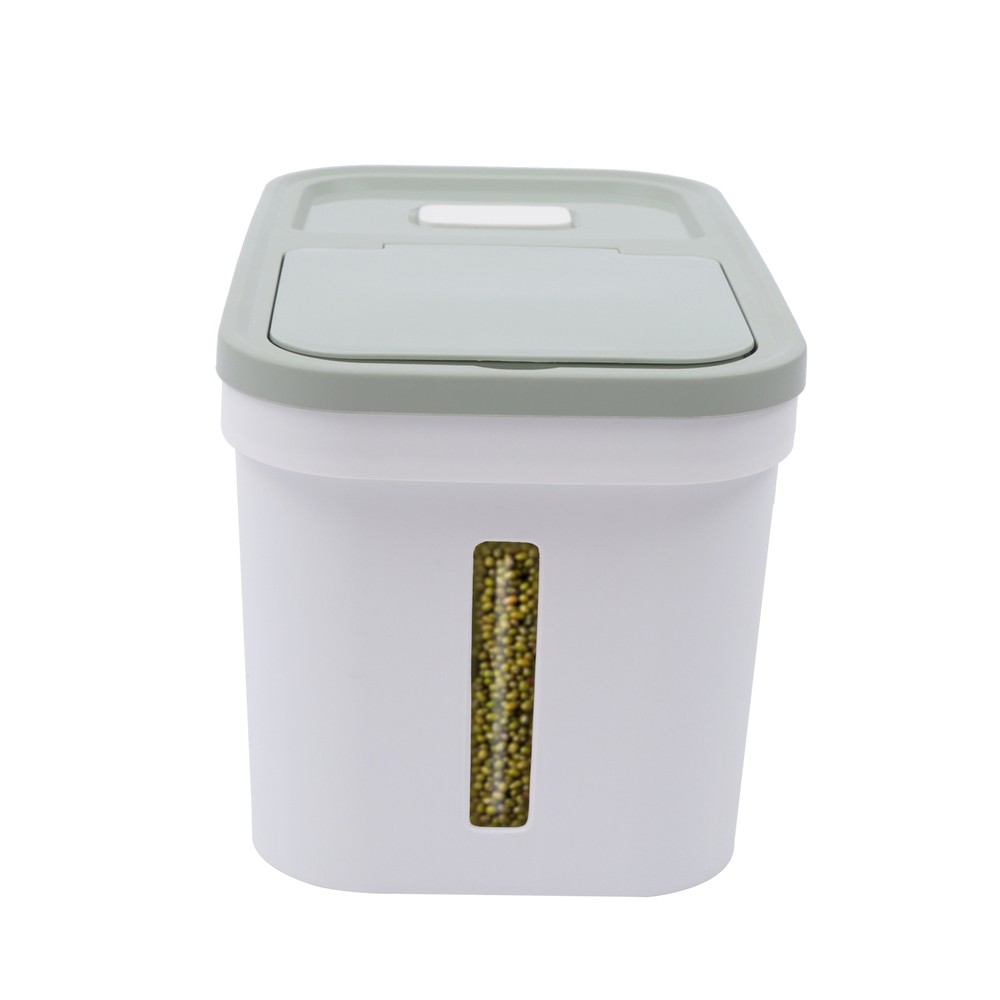 Rice Beans Storage Container Moisture-proof Kitchen Food Storage Bucke with cup
