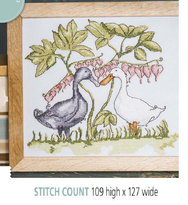 DARLING DUCKLING  CROSS STITCH  PATTERN ONLY    EQ - RAQ