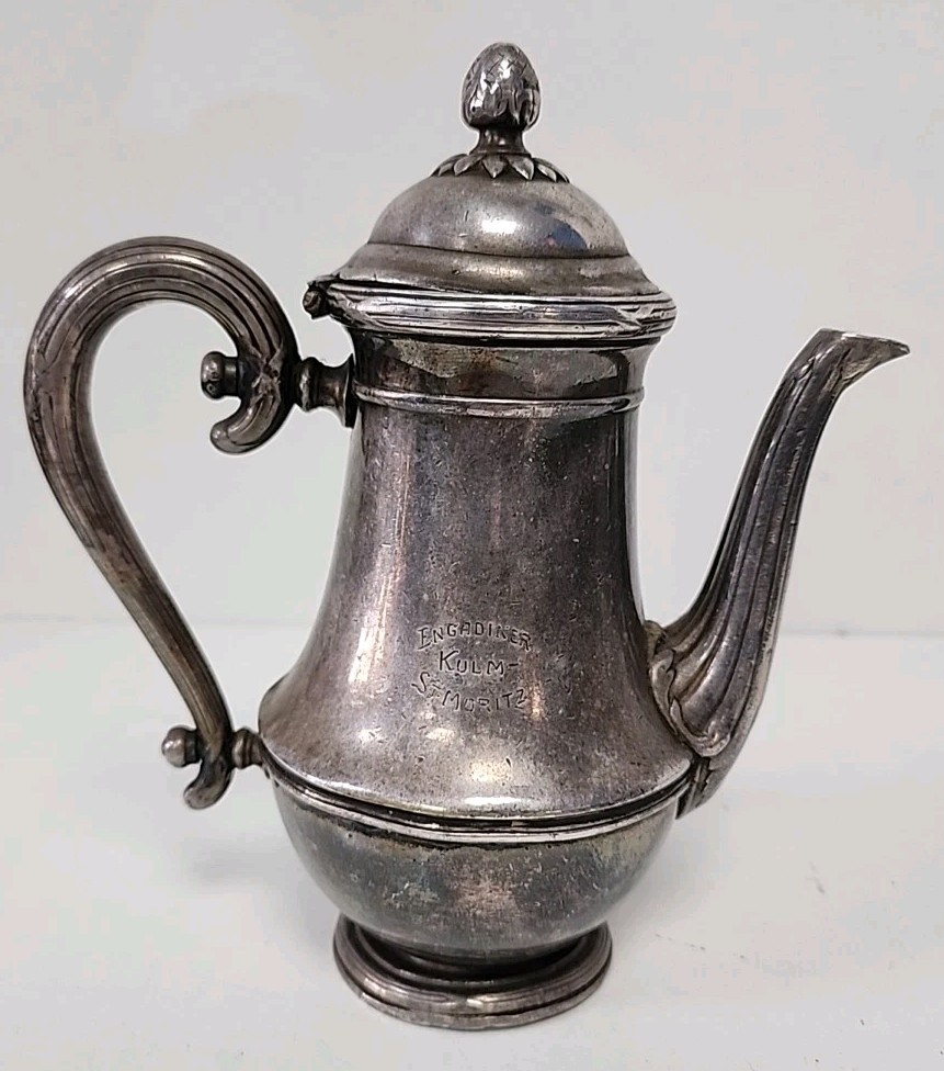 Antique Christofle Silver Plated Coffee Pot