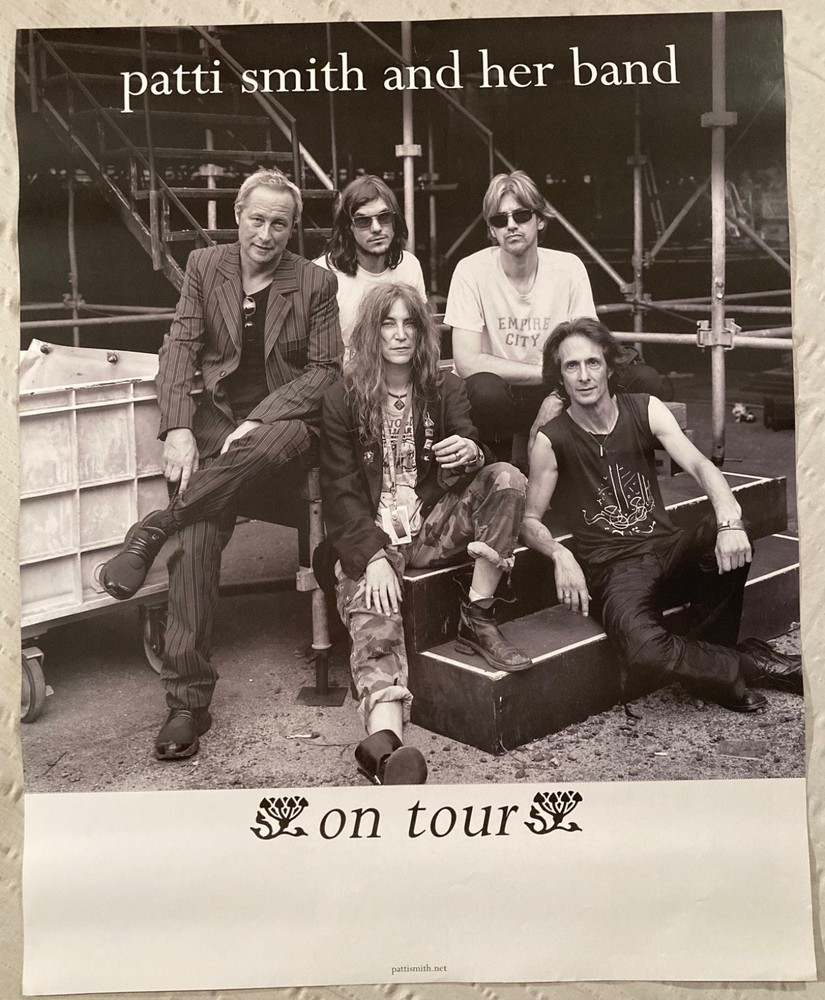 Patti Smith 2004 Two-Sided Promo Tour Poster Trampin