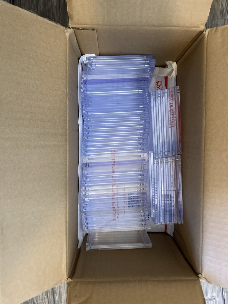 50 Count Used Magnetic Trading Card Holders - Free Shipping