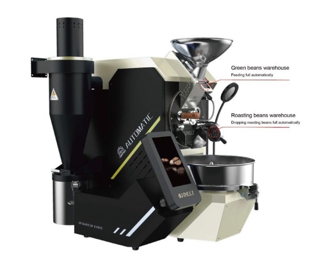 Fully automatic coffee roaster