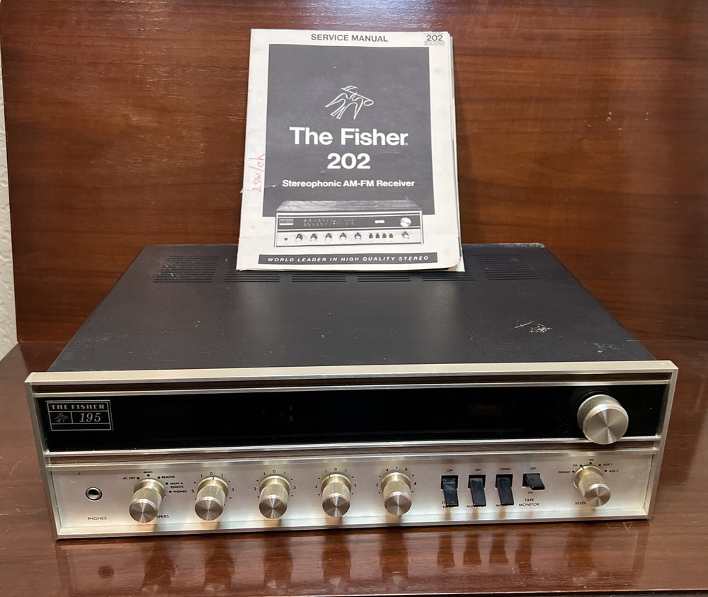 The Fisher 195 STEREO Solid State AM/FM Receiver