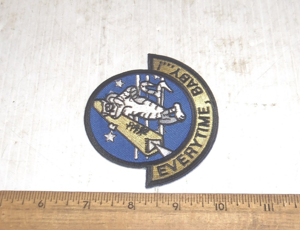 US Navy - Everytime, Baby...! Tomcat Embroidered Patch