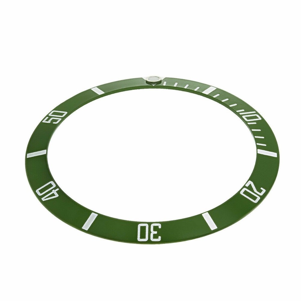 Replacement Bezel Insert For Submariner Rolex Sapphire Sub Green 16613, 16803