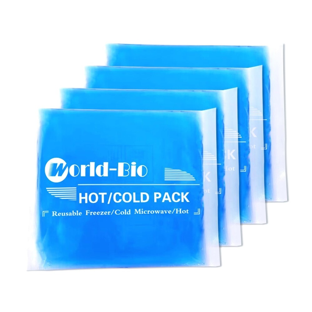 Gel Soft Flexible Ice Packs for Injuries, Reusable Cold Pack, Hot Cold Compre...