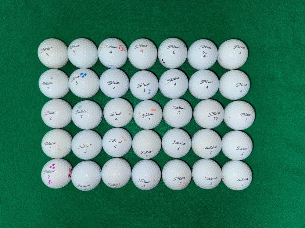 35 Titleist Pro V1 White AAA Used Golf Balls