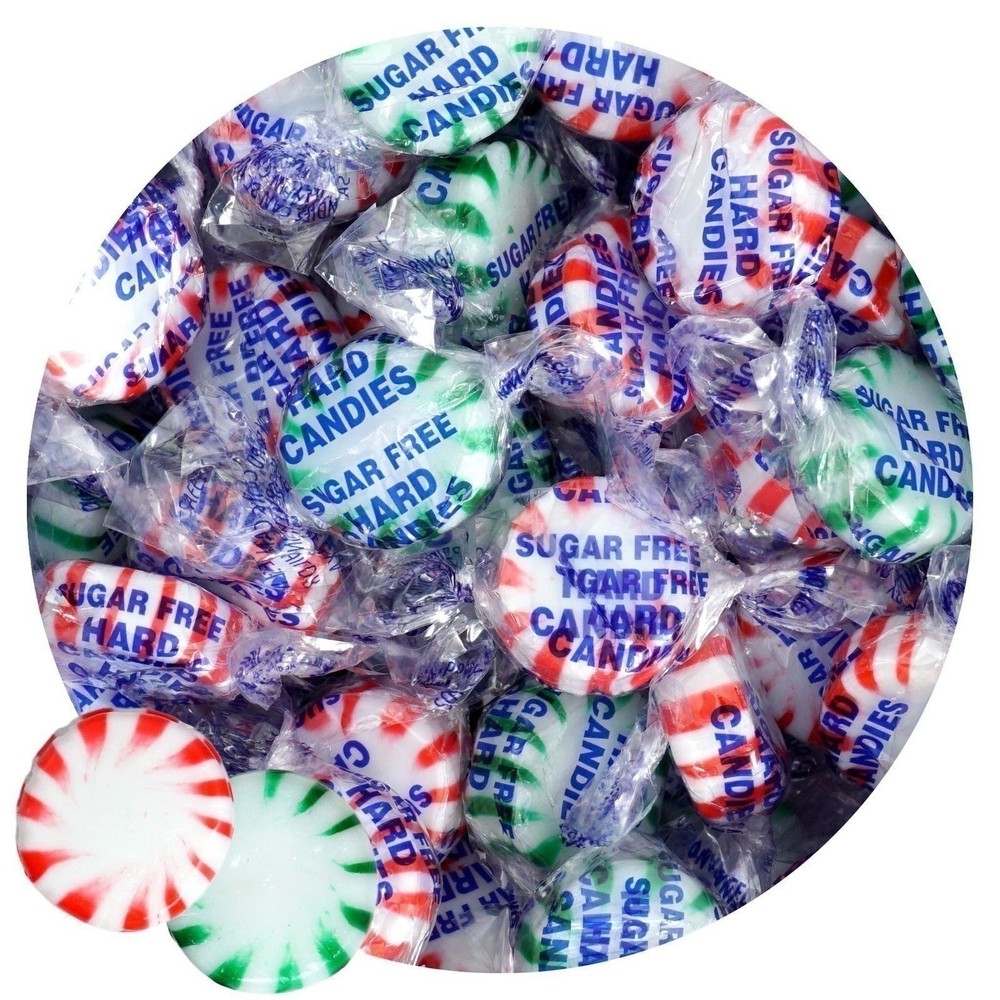 Arcor Sugar Free Peppermint and Spearmint Starlight Mints, 1 Pound Bulk Bag...