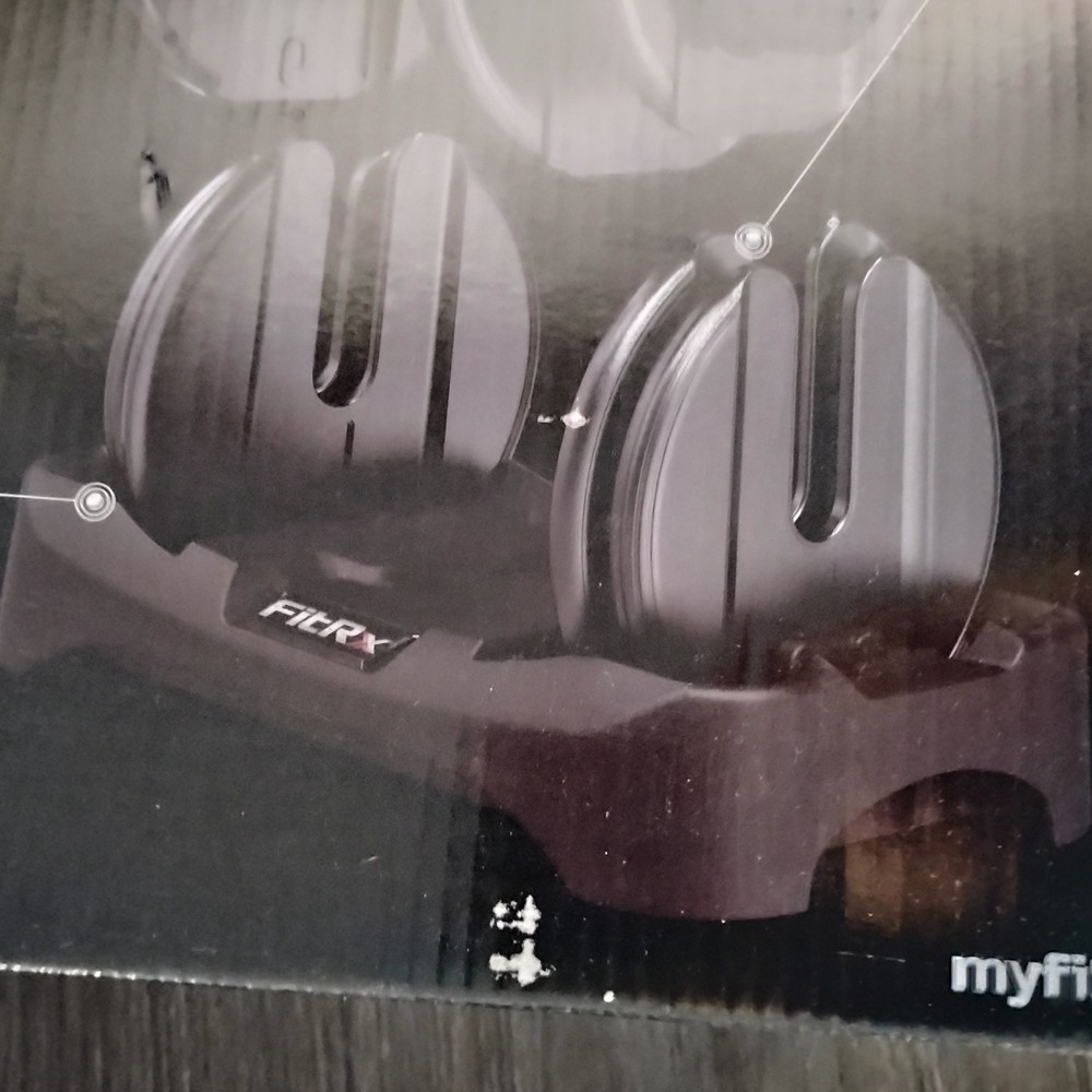 FitRx SmartBell, 25lbs. Quick-Select Adjustable Dumbbells, 5-25lbs