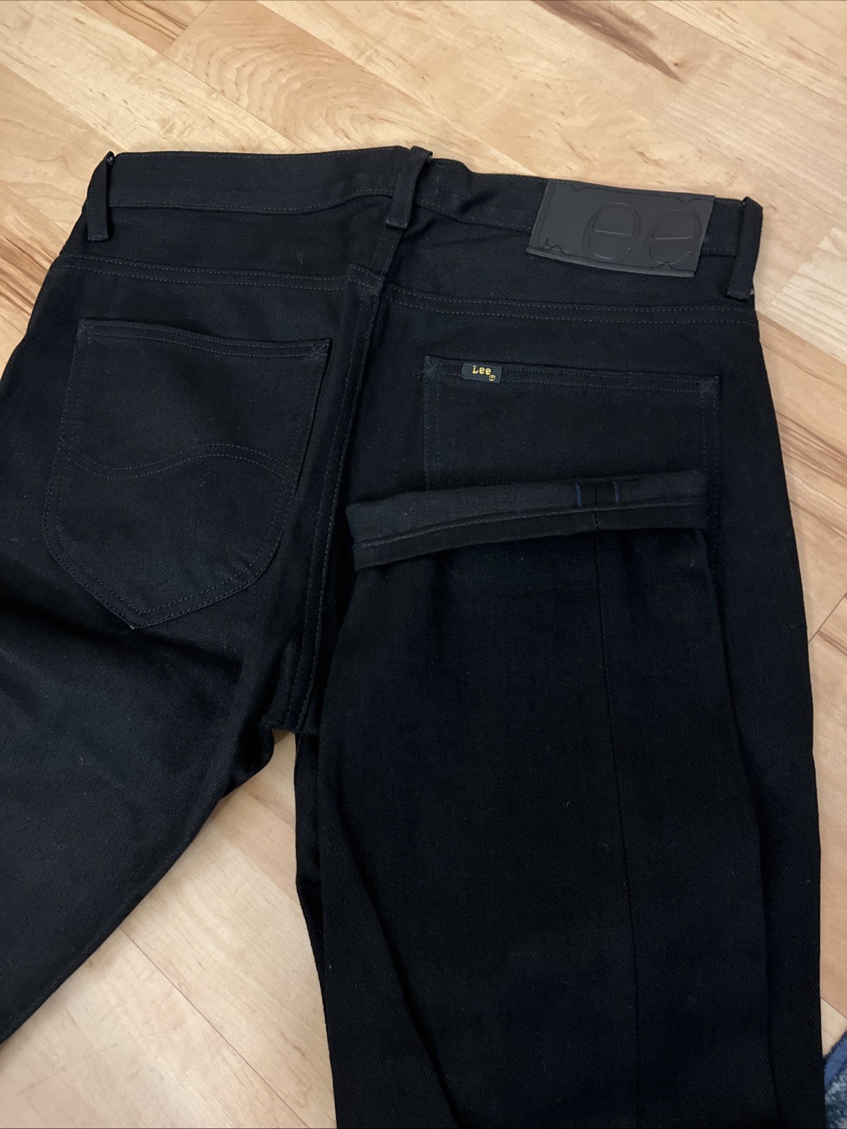 Lee 101z 29x32 Black Black Right hand Twill Blue Selvedge 13oz Japan Fabric