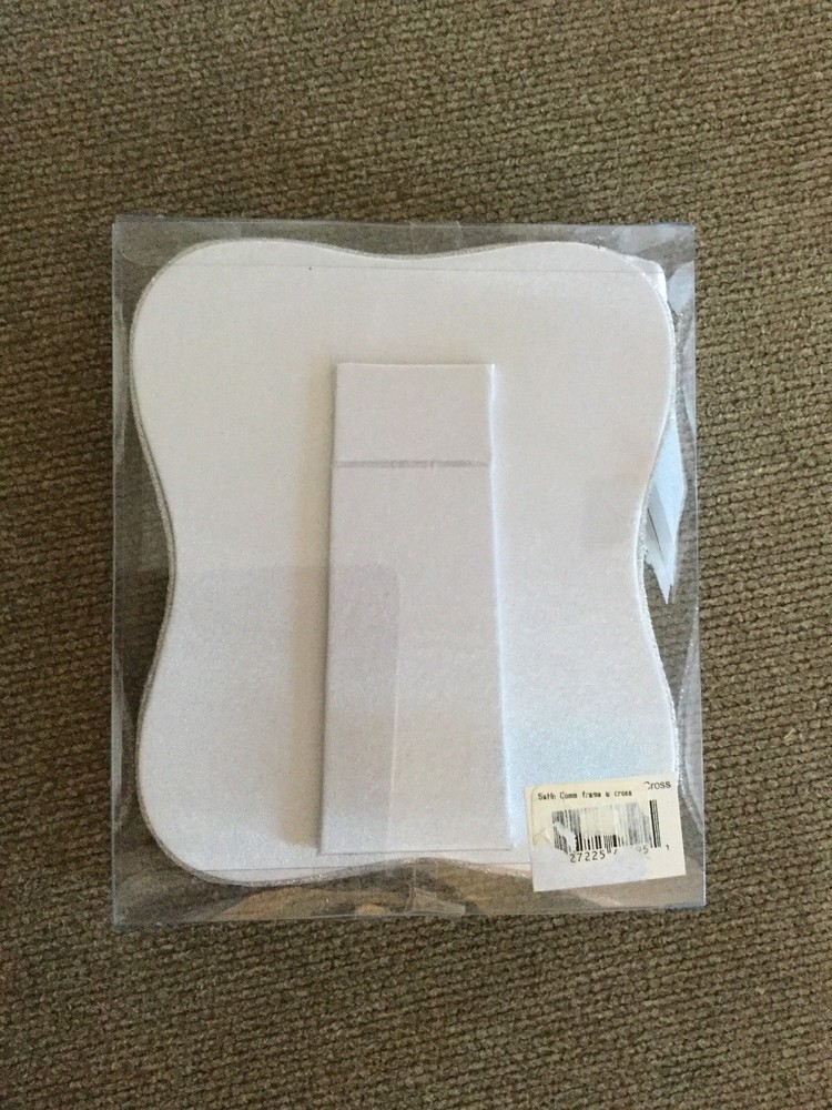 First Holy Communion White Satin Picture Frame