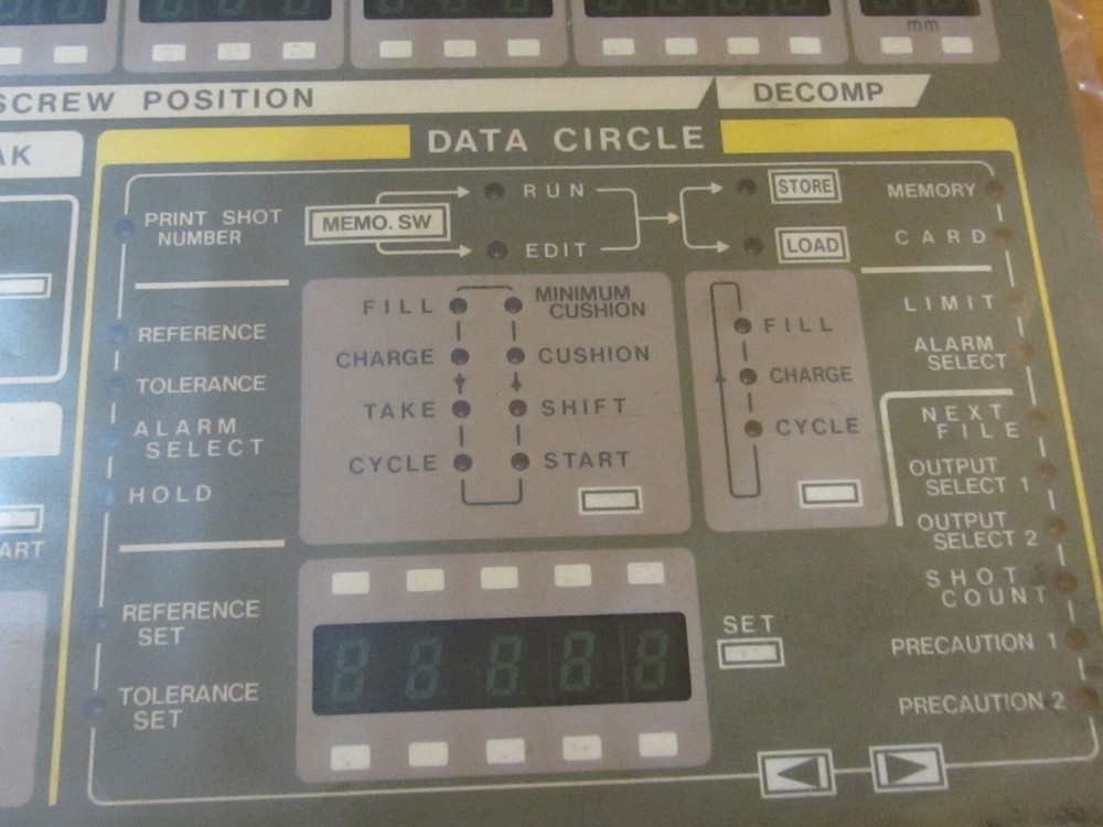 TOSHIBA V1P2A Operator Control Panel Injectvisor SI S1MMI(E)! MINT & COOL!
