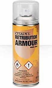 Games Workshop Citadel: RETRIBUTOR ARMOUR SPRAY (NAS)