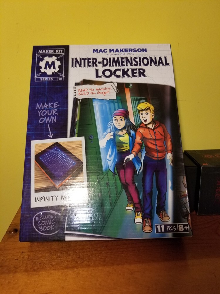 Mac Makerson And The Interdimensional Locker Smart Lab Infinity Mirror New Box